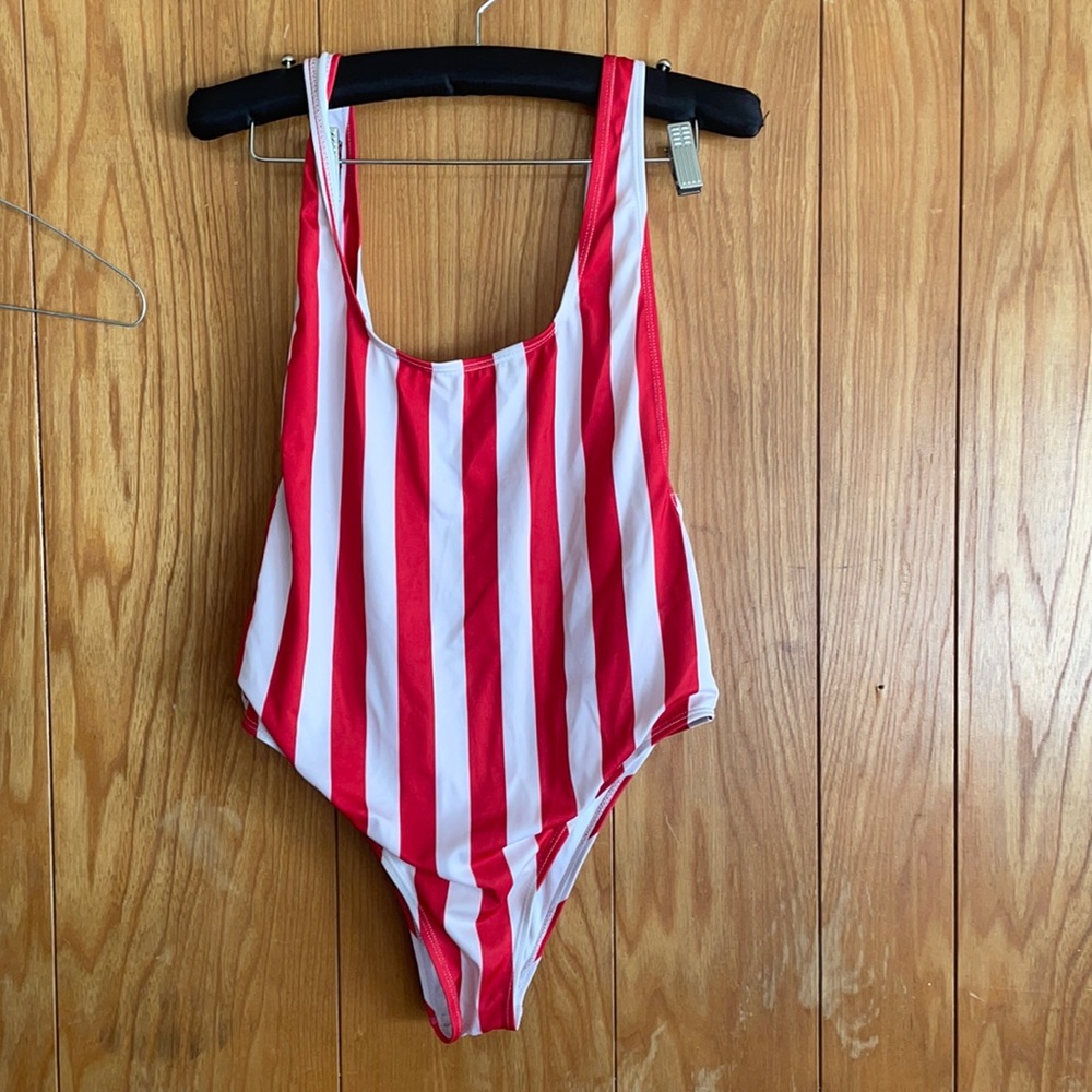 Lefties Ted and White One Piece Swimsuit